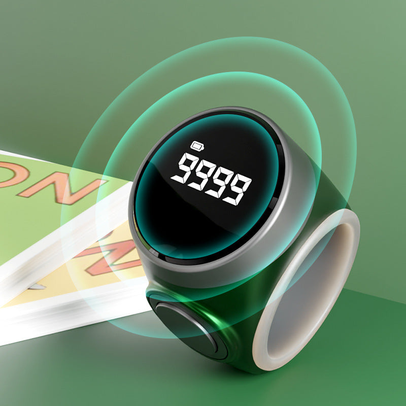 Finger Tally Counter Button Large Screen Display Electronic Manual Ring