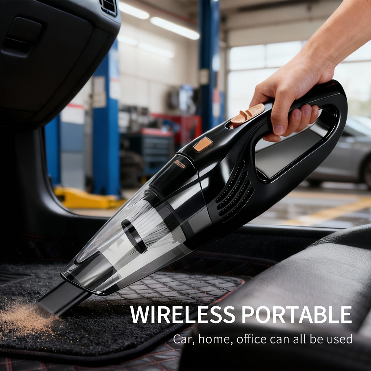 NNETM Cordless Handheld Vacuum Cleaner – Portable Mini Vacuum for Home & Car